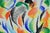 Modern Françoise Galle, Abstract Dance, 1940, Pastel on Paper For Sale - Image 3 of 6
