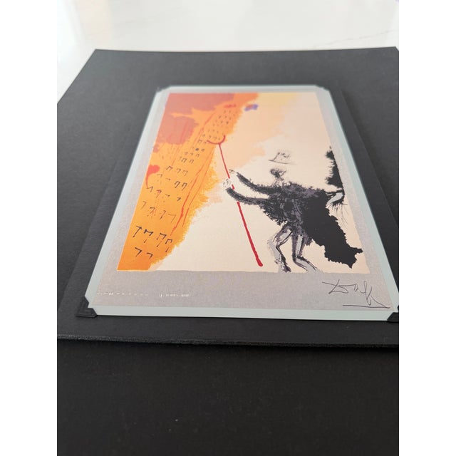 Salvador Dalí – "The Insurer" (El Asegurador) Rare 1971 .925 Sterling Silver Plated Serigraph Professions of Man Suite | Custom Gallery Framed For Sale In Rochester - Image 6 of 9