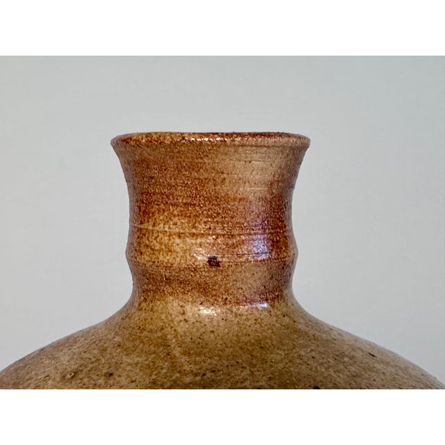 A high-quality ceramic art vase, created by the renown German ceramist Ernst Stauber (1921-2003) during the 1960s. The...