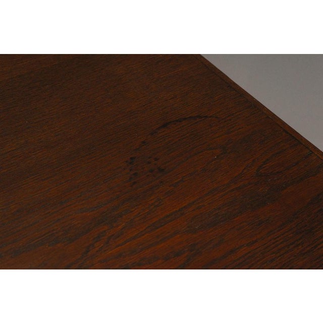 Art Nouveau Desk in Oak, Early 20th Century For Sale - Image 11 of 18