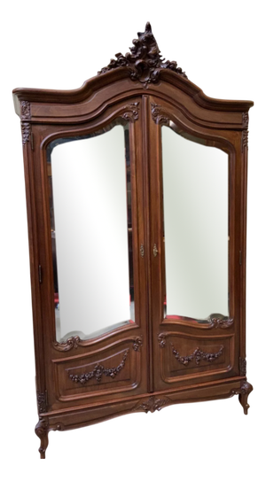 Antique Art Nouveau Wardrobe, 1910