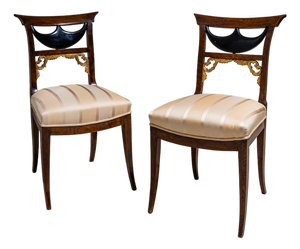 Biedermeier Side Chairs, Central Germany, 1830s, Set of 2