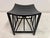 Wood Black Thebes Style Stool, 1990s For Sale - Image 7 of 14