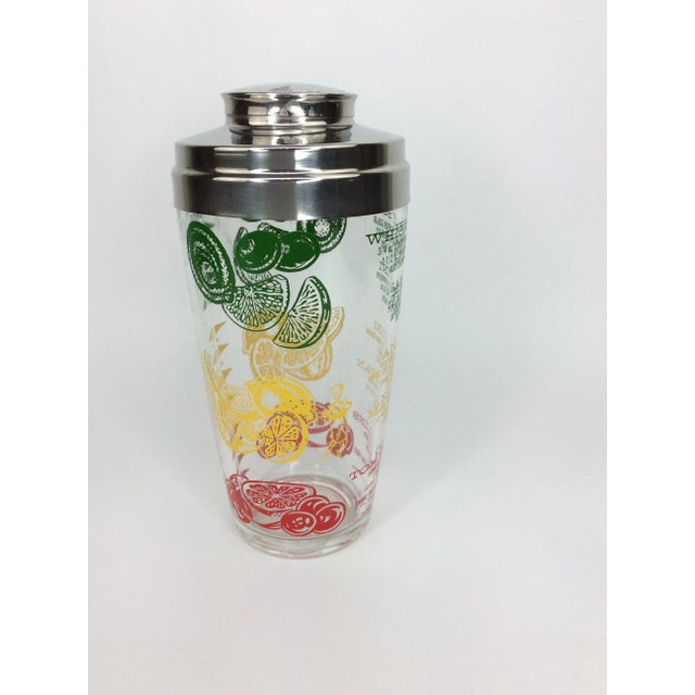 1980s Vintage Mr Bartender Recipe Cocktail Shaker For Sale - Image 5 of 5