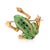 18k Yellow Gold Vintage 3d Frog Brooch With Green Spotted Enamel Details Status:Published - Marketplace For Sale - Image 4 of 5
