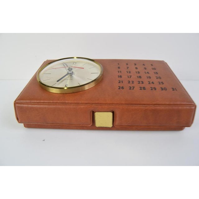 Vintage Clock and Calendar and Box, 1970. For Sale - Image 9 of 13