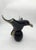 1980s Black Murano Glass Bird Statue by Lucio Zanetti, 1980s For Sale - Image 5 of 6