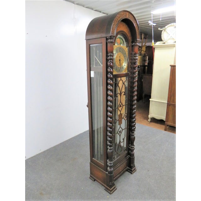 Revere Telechron 9 Tube Mahogany Grandfather Clock Chairish