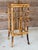 Vintage Brighton Pavilion Style Scorched Bamboo Plant Stand or Side Table For Sale - Image 11 of 11