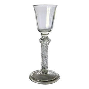 Early Single-Series Air Twist Stem Wine Glass