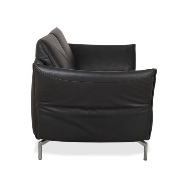Vanda 2-Seater Sofa in Anthracite Leather from Koinor For Sale - Image 13 of 16