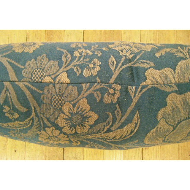 1960 Decorative Vintage European Chinoiserie Fabric Pillows with Floral - Set of 4 For Sale - Image 12 of 12