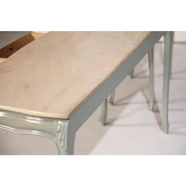 Vintage Dressing Table with Distressed Finish, 1970s, Set of 4 For Sale - Image 17 of 18