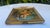 Art Nouveau chromolithograph in brass frame Madonna Della Sedia, dimensions: height 13.8 cm, width 11.6 cm, depth 1 cm.