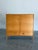 Mid Century Scandinavian Wood Locking Door Storage Cabinet. Light blonde Ash wood with offset square pulls with recessed...
