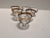 Murano Glass Medici Gold Rim Dessert Bowl Set, 1970s, Set of 6, in Good conditions. Designed 1970 to 1979 I have official...