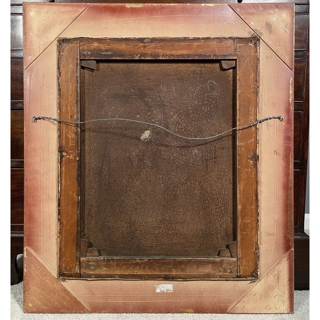 Mid 19th Century Antique Edwin Longsden Long Orientalist Oil Portrait Painting Women 19th Century, Framed For Sale - Image 5 of 7