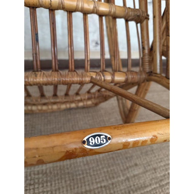 Vintage Bent Bamboo Chairs by Paul Frankl, 1940s, Set of 2 For Sale - Image 10 of 12