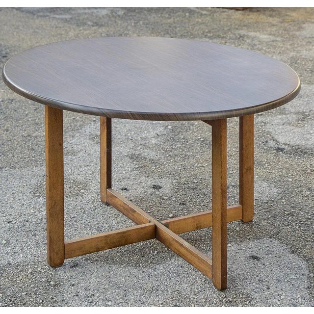 Mid-Century Modern Round Garden Table from Emu, 1970s For Sale - Image 3 of 9