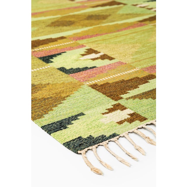 Mid-Century Modern Rug by Ingegerd Silow, 1950s For Sale - Image 3 of 6