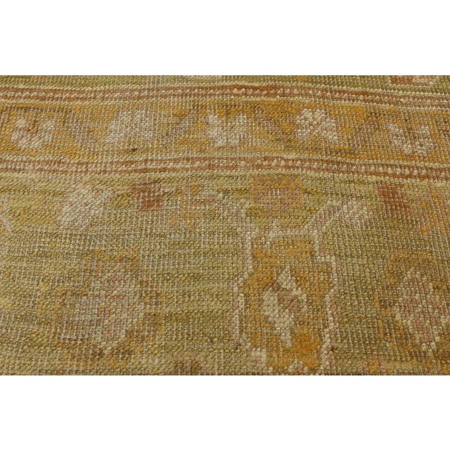 Textile Antique Turkish Oushak Rug - 08'07 X 12'09 For Sale - Image 7 of 12