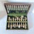 “Baroque by Godinger” Silverplate 65-Piece Flatware Set: Service for 12 With Serving Pieces and Vintage Storage Chest For Sale - Image 13 of 18