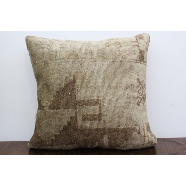 Turkish Vintage Rug Decorative Pillow Cover - 19.5"x19.5" For Sale - Image 12 of 12