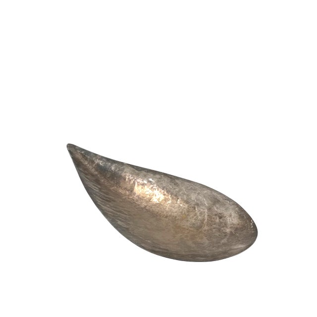 Silver-Plated Shell Shaped Great Bowl / Centerpiece, Renato Raddi, Italy 1970s For Sale - Image 6 of 18