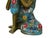 Metal Vintage Cloisonne Enamel Lotus Resting Buddha Metal Statue For Sale - Image 7 of 10