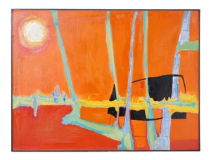 Modernist Painting on Canvas