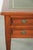 English Desk with Green Leather Top, Gilt Details and 5 Drawers For Sale - Image 9 of 15