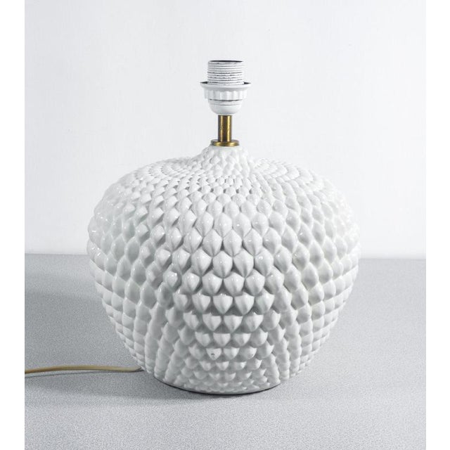 Italian Ceramic Table Lamp, 1970s For Sale - Image 11 of 12