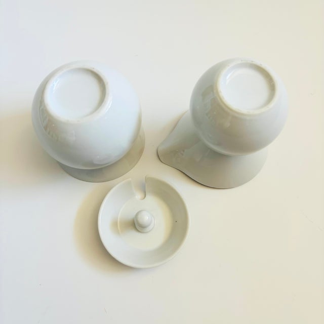 MCM LaGardo Tackett Porcelain Cream and Sugar - Set of 2 For Sale - Image 9 of 9