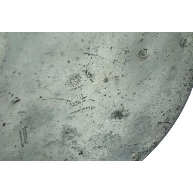 Acrobat Pewter Metal Vase by Piero Figura, 1980s For Sale - Image 9 of 10