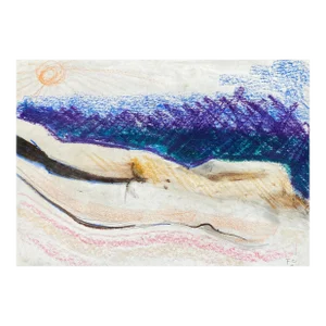1971 Francois Chapuis Female Nude in Landscape