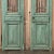 Late 19th Century Pair 19th Century Exterior French Doors With Wrought Iron For Sale - Image 5 of 13