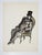 French Early 20th Century French Impressionist Study of Seated Gentleman Watercolor Painting For Sale - Image 3 of 3