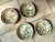 Rustic Traditional Hand-Painted Hutsul Ceramic Folk Art Wall Plates with Deer Motif in Glazed Terracotta, Ukraine / Romania, 1900s, Set of 4 For Sale - Image 3 of 18