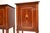 Antique Edwardian Inlaid Bedside Cabinets, 1900, Set of 2 For Sale - Image 9 of 11