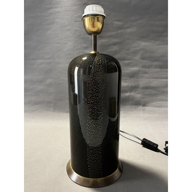 Metal Vintage Table Lamp in Glass from Maestri Di Murano, 1960s For Sale - Image 7 of 8