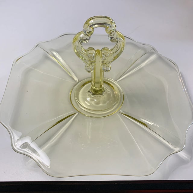 Dessert Set in Antique Yellow For Sale - Image 9 of 13