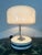 Table Lamp in Steel and Plastic with Travertine Marble Base, 1970s For Sale - Image 4 of 6
