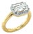 Gia Certified 3.01 Carat Emerald Cut Diamond Ring, Size 6 For Sale