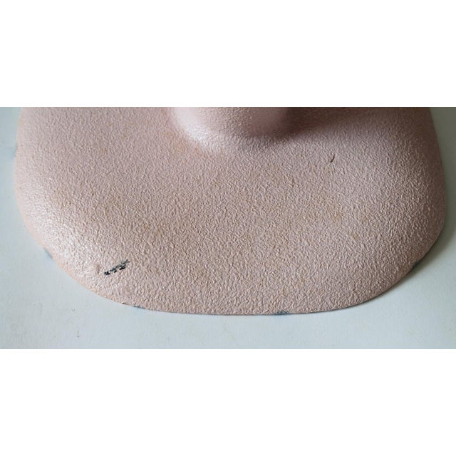 Vintage Light Pink Italian Cake Stand With Wine Making Motif For Sale - Image 9 of 9