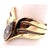2010s 14 Karat Yellow and White Gold Diamond Center Contemporary Ring, Size 8.5 For Sale - Image 5 of 11