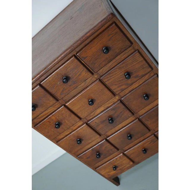 Dutch Oak Apothecary Cabinet, 1930s For Sale - Image 9 of 13