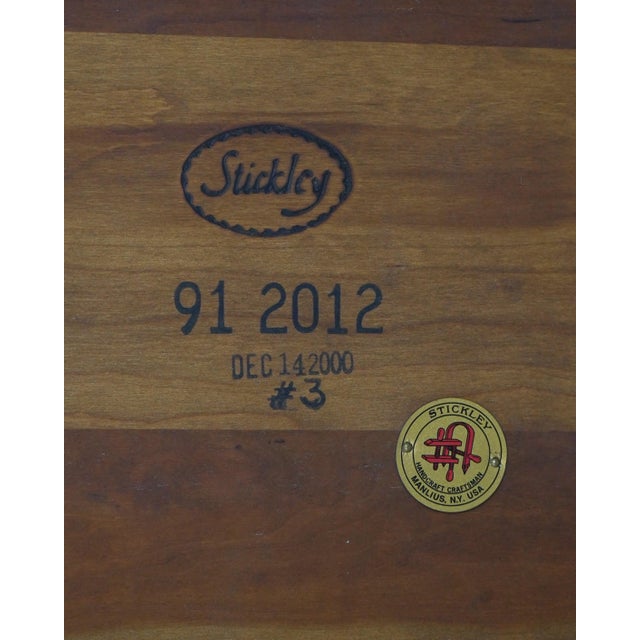 Stickley Cherry 21st Century Collection Granite Top Coffee Table For Sale - Image 12 of 12