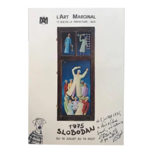 Original Signed Art Exhibition Poster by Artist Ivicevic Slobodan