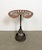Vintage industrial height adjustable swivel chair from 1950s. An old tractor seat mounted on an iron construction....