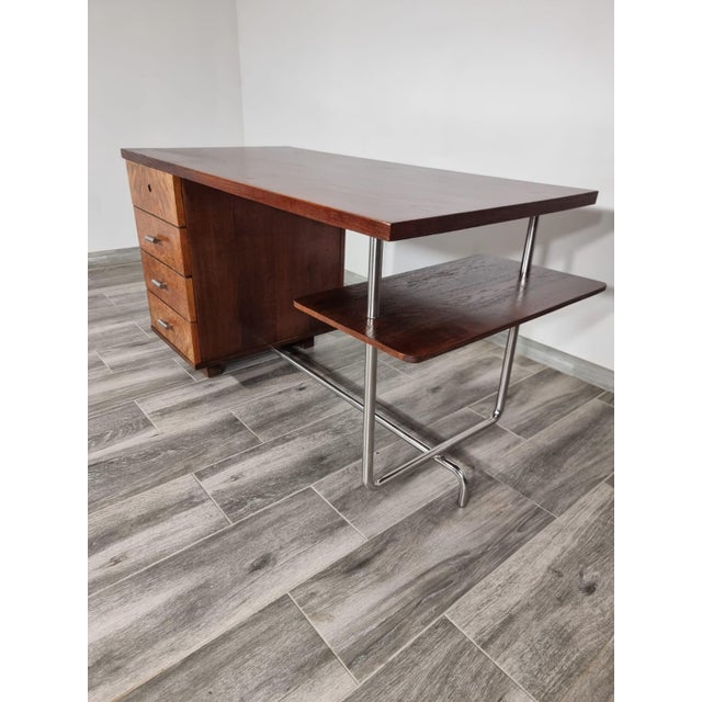 H-180 Desk by Jindrich Halabala For Sale - Image 4 of 18